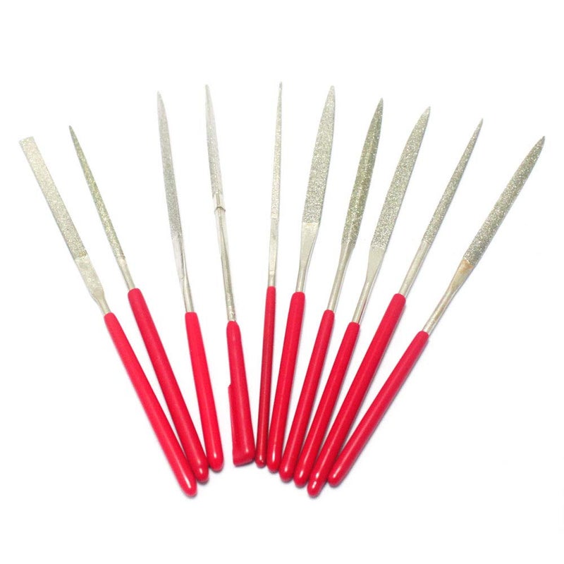 Oudtinx Mini Diamond Needle File Set (10 Piece),2mm x 100mm - Image 3